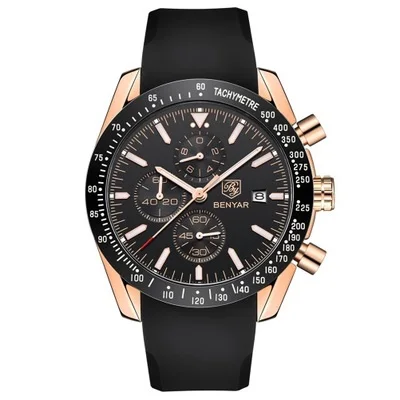 

2019 BENYAR new sale watches men luxury brand quartz watch fashion multi-function waterproof wrist watches, 6-color