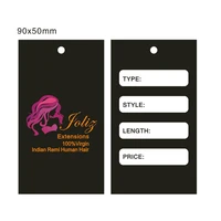 

China manufacturer customized design hang tag for hair/ hair extension tags