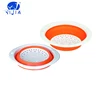 Plastic Strainer Collapsible Silicone Colander Sink Colander Silicone Foldable Colander