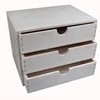 Wooden Plywood Chest of Drawers Plain Wooden Storage A4 Box