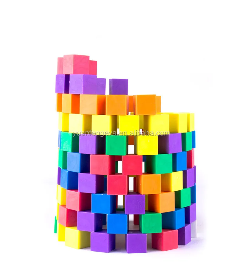 Colorful Education Cube Blocks Eva Foam Blocks 3d Puzzle Children's Toy