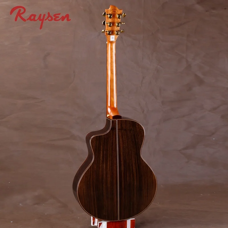 

best quality guitar all solid sitka spruce + rosewood 40'', Natural