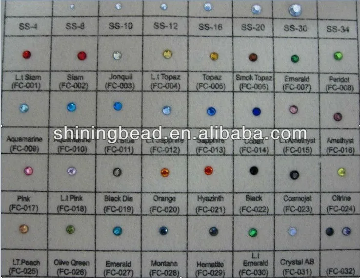 color chart