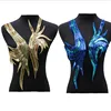 New Arrival 2pcs/Set Venise Lace Applique Trims Motif Embroidery DIY Craft Sequins Peacock for Sewing Cloth Patch Accessori D458