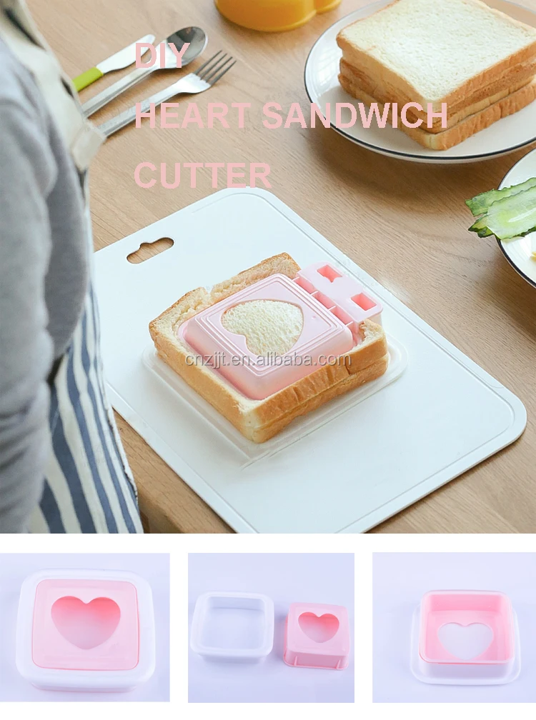 heart shaped Sandwich Mold Sandwishes Cutter bread cutter
