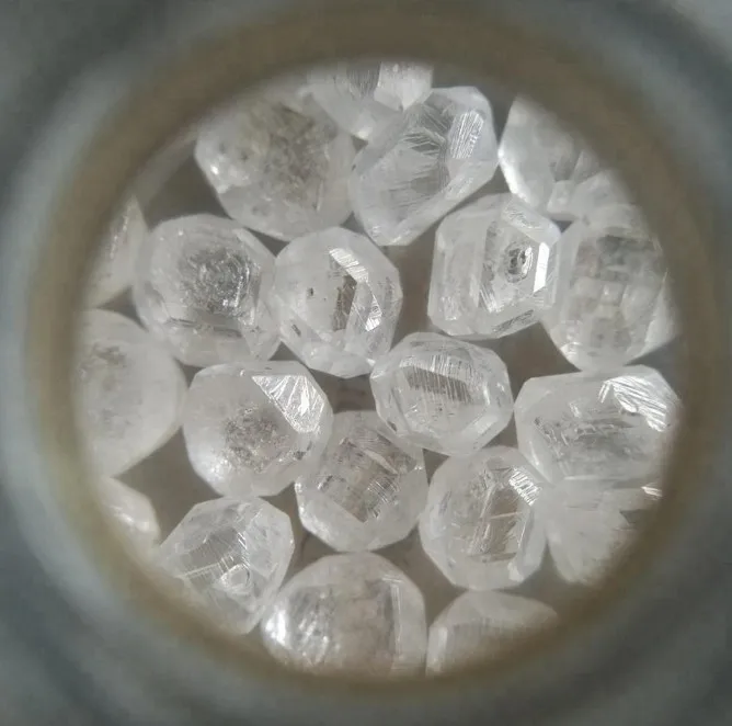1 carat up uncut rough White lab grown HPHT CVD synthetic diamond rough diamond prices per carat