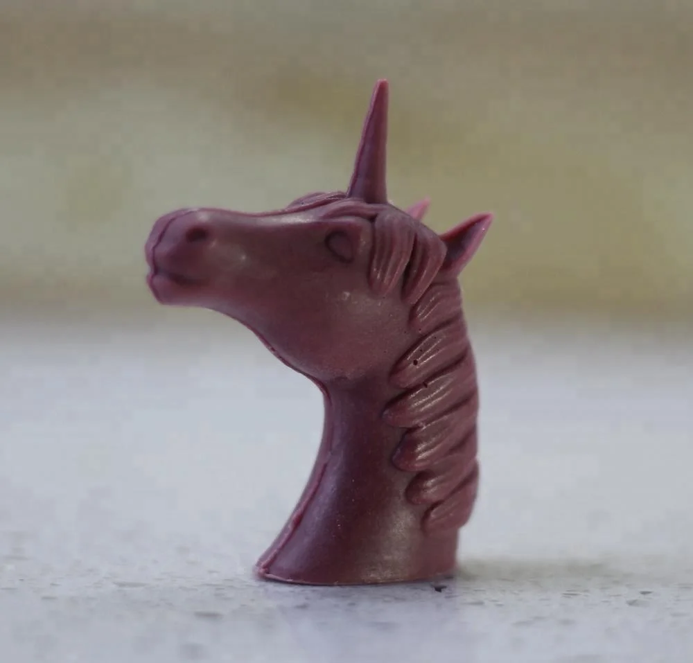 

Nicole 3D Unicorn Shaped Handmade Silicone Soap Molds Animal Soap Molds, Random