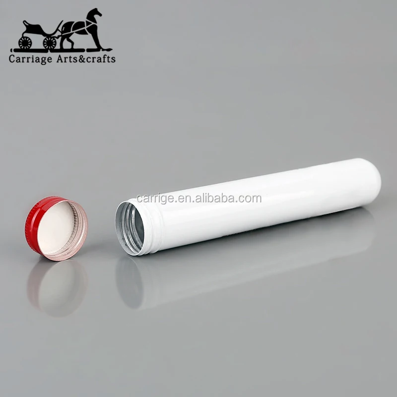 
Wholesale custom aluminum cigar tube for tea leaf or candy 
