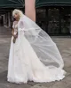 2019 New design Elegant Mermaid Lace Wedding Dress Woman Sheer Cap Sleeve Gowns Wedding With Detachable Train vestido de novio
