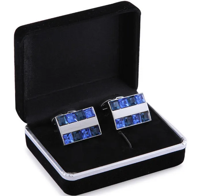 

Best gift box black flocking small Velvet Cufflink Box