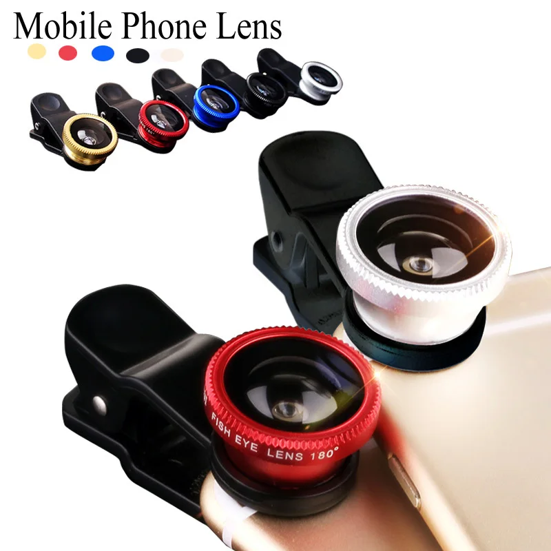 For samsung galaxy J1 J2 J3 J5 J7 fisheye macro wide angle 3 in 1 universal