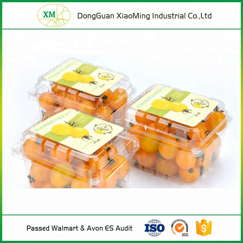 
Wholesale biodegradable pvc pet disposable transparent plastic fruit blister packaging tray 