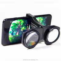 

mini plastic foldable Vr 3D glass for mobile phone ROHS, CE certificates 3d glasses for gift abs foldable google vr