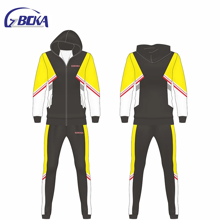 High quality design custom cotton colorful club team training soccer jersey tracksuit sportswear for men