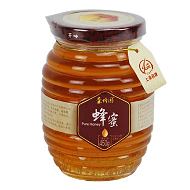 Lead-free glass seal thread honey bottle