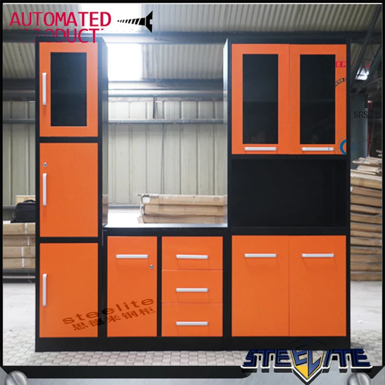 Ready Made Metal Kitchen Cupboard Tall Kitchen Sink Base Cabinet