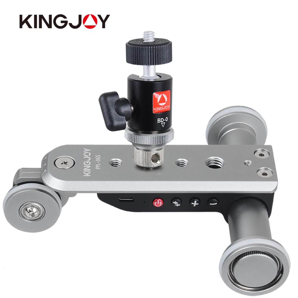 

Kingjoy Electronic Photography Auto-dolly PPL-06S for Digital Camera and Smartphone, Gray