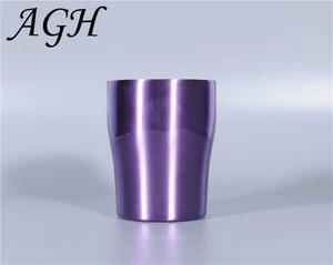 Image of New modern curve tumbler 10oz warmer bottle double wall vacuum stainless steel tumbler waist cup coffee mug stainless steel cup