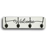 High quality welcome decoration enamel clothes hanger door hook modern floating wall metal for hooks
