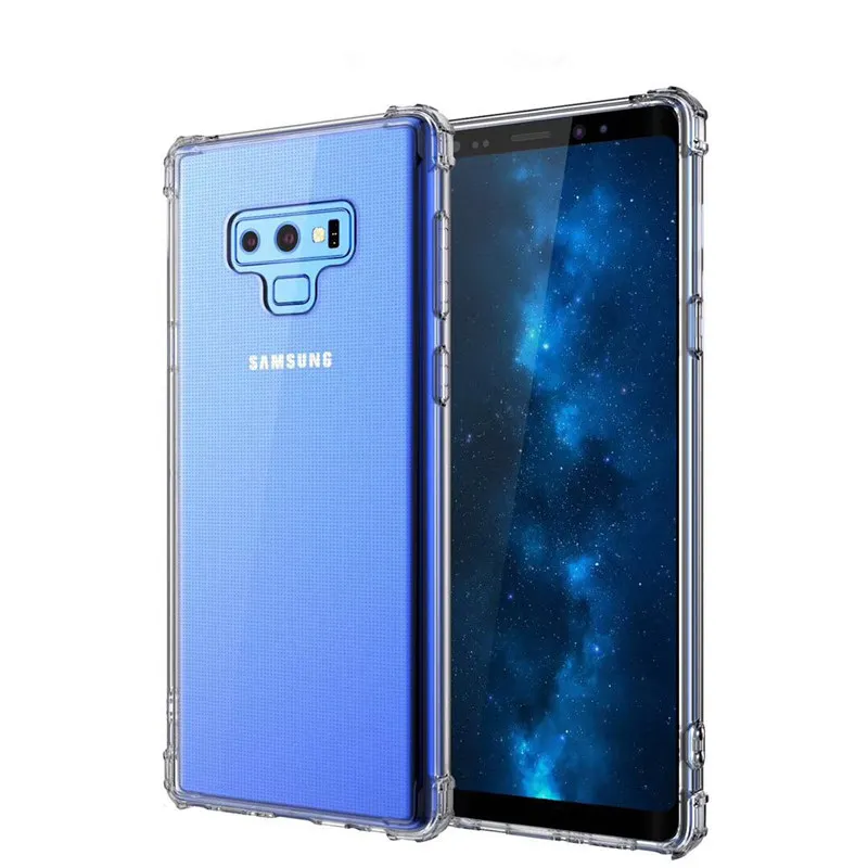 

High Clear Crystal TPU cover case for Samsung Galaxy S8 S9 Note 9 bumper case, Transparent