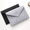 Simple Nice Looking Business Document Packaging Wool Felt A4 File Folder Custom