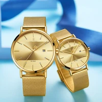 

Couple Watch NAVIFORCE 3008 Brand Mens Luxury Quartz Wristwatch women Date Clock Waterproof Lovers Stainless Steel Wrist Watches