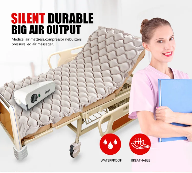 PVC inflatable anti bedsore anti-decubitus mattress medical bubble air mattress