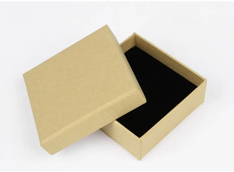Lid And Base Gift Packaging Brown Paper Box With Clear Window - Buy ...