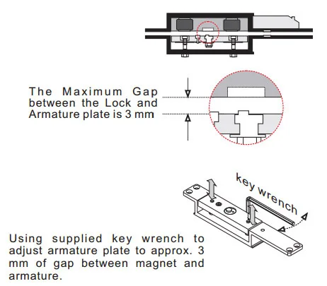 Shear magnetic lock схема подключения