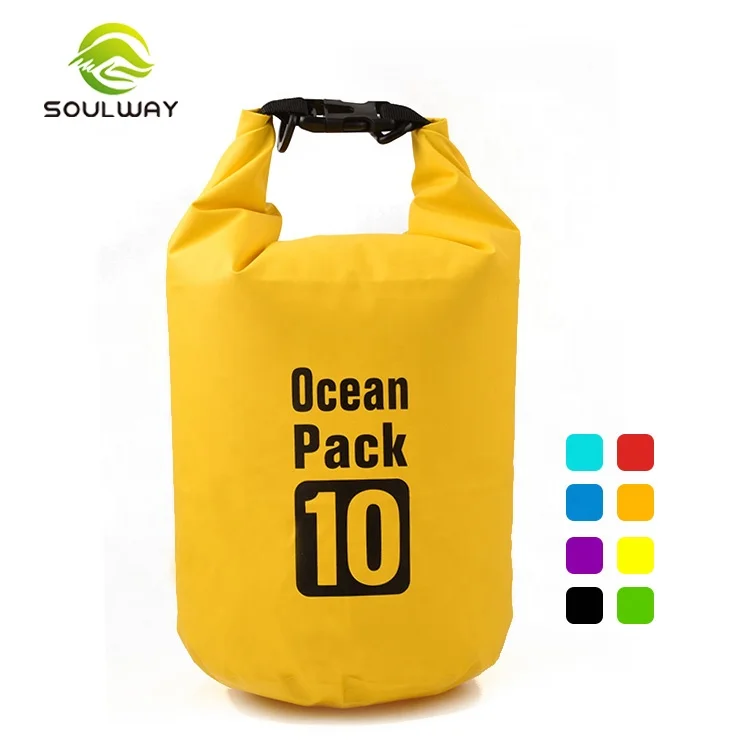 

2018 Best Sale 10L Customized Color Logo Kayak Boating Drifting Outdoor Waterproof Dry Bag