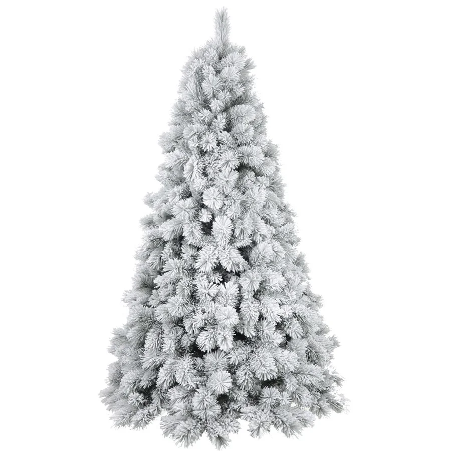 7ft Premium Hinged Snow Frosted Artificial Pvc Christmas Tree Buy Pvc Christmas Tree With Snow