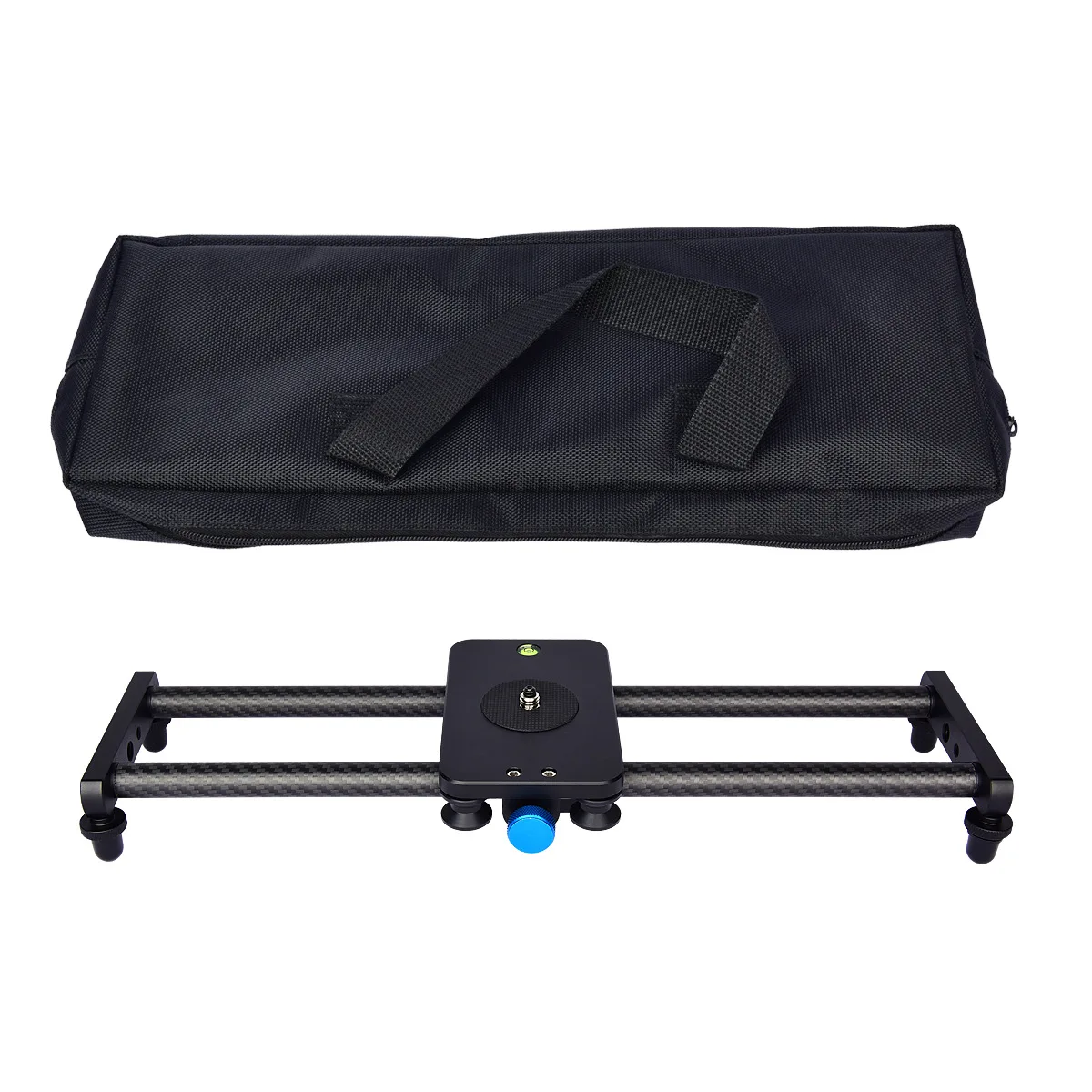 JingYing best 40CM carbon fiber cell phone video DSLR camera slider for mobile phone camera