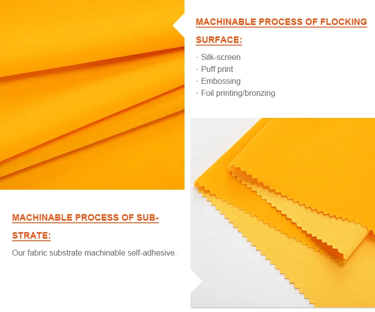 Flock Fabric For Package Lining