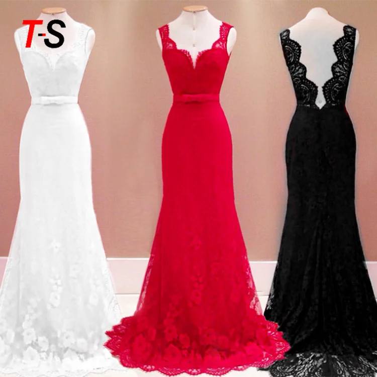 

Long Sexy Halter Deep-V Sleeveless Lace vestidos de fiesta evening dress lady dress, Customized color
