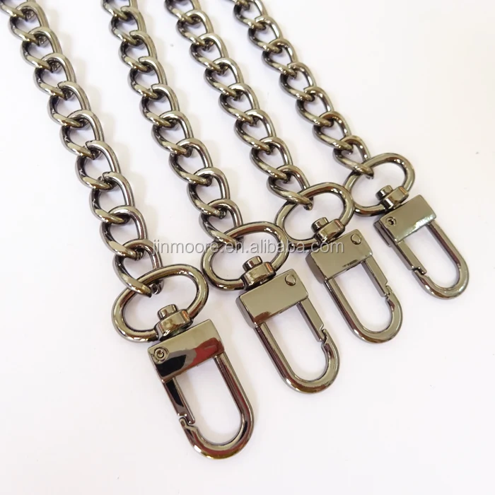 Superior Quality Metal Link Purse Chain With Double Swivel Hook For