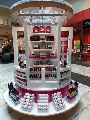 Mesa y exhibidor de la exposición para productos cosméticos de ceja o