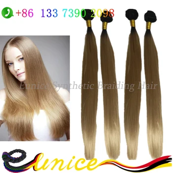 20 Inch 100g Clip In Extension Long Dip Dye Single Hair Weft Hair