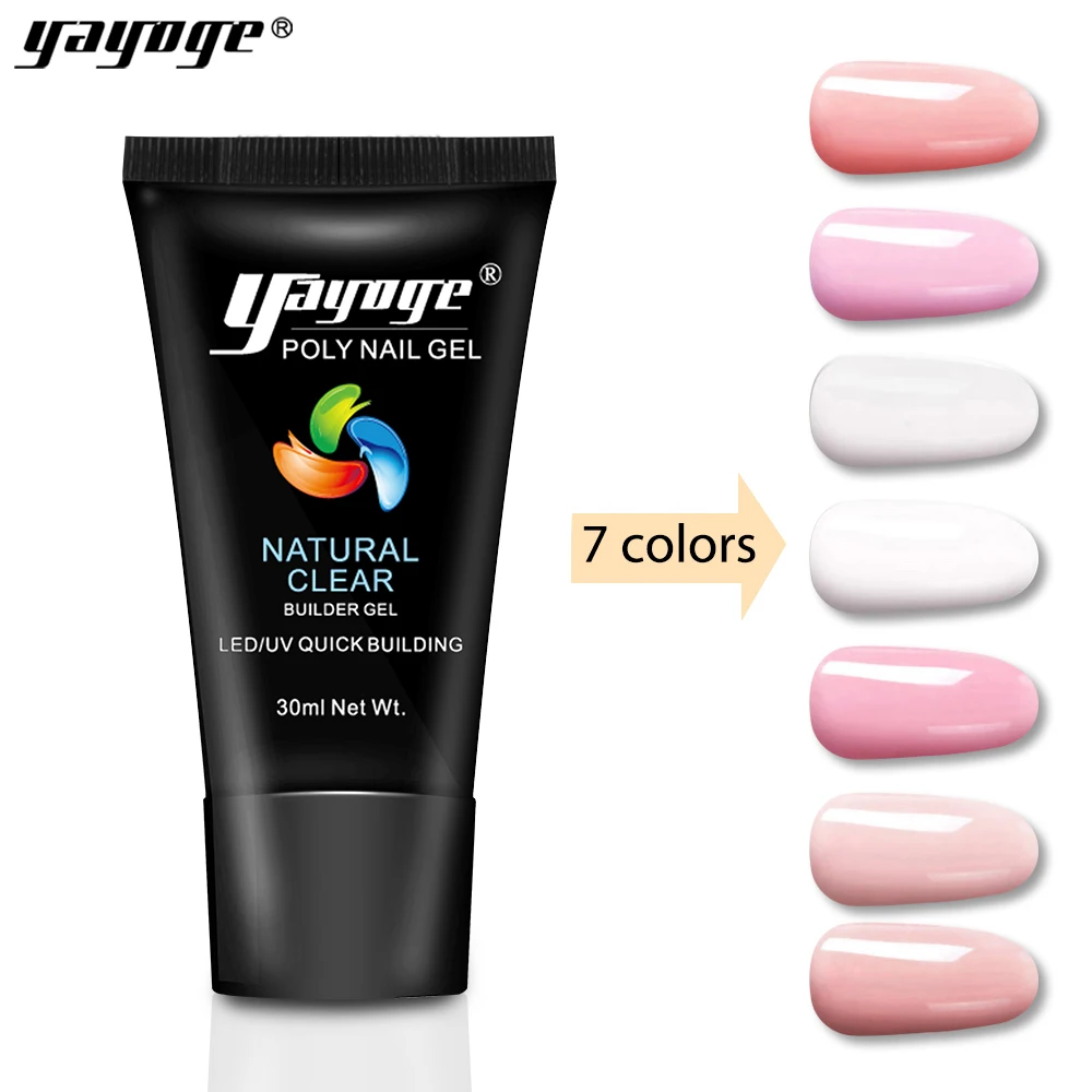 

Yayoge Quick-extension poly-gel 30ml UV poly gel for nail art designs