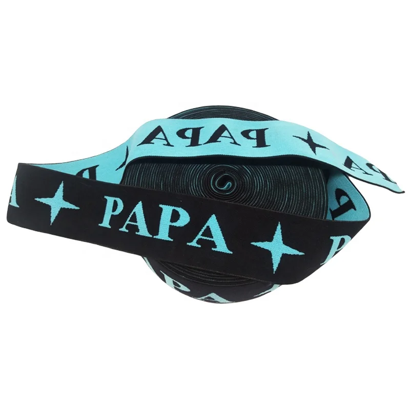

Custom 40MM Wide Soft Nylon Jacquard Woven Elastic Band For Underwear, Customized