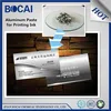 Egypt metallic silver color aluminum pigment for offset printing ink usage