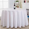 Jacquard damask cheap white table cloth for wedding