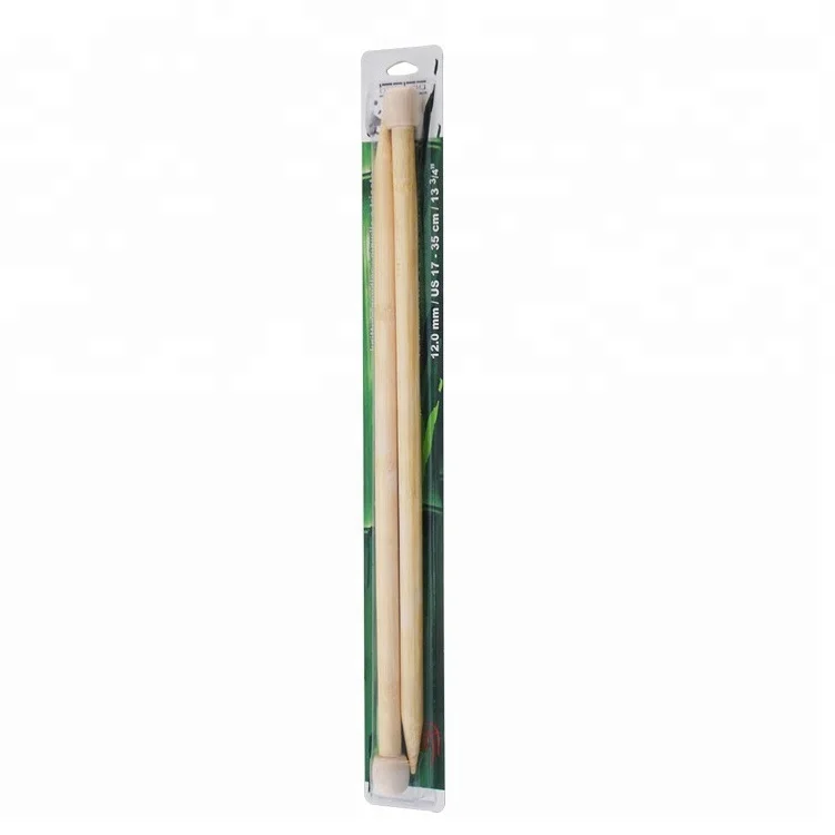 

Hot Sale Sweater Single Ball Point Bamboo Knitting Needles, Nature