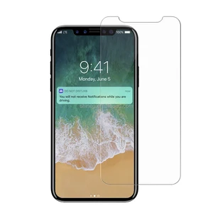 tempered glass size for iphone X screen protector 9h tempered glass
