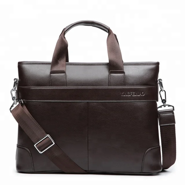 

best selling high quality business soft brown men vintage genuine leather bag men