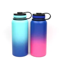 

32OZ Wide Mouth 600/750ml double wall 18/8 stainless steel insulated/vacuum/thermal sports water bottle 18oz 16oz 12oz 14oz