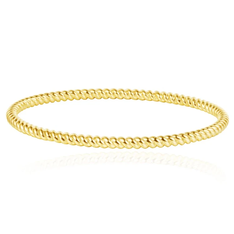 

14k gold jewelry wholesale women jewelry silver bangle for lady