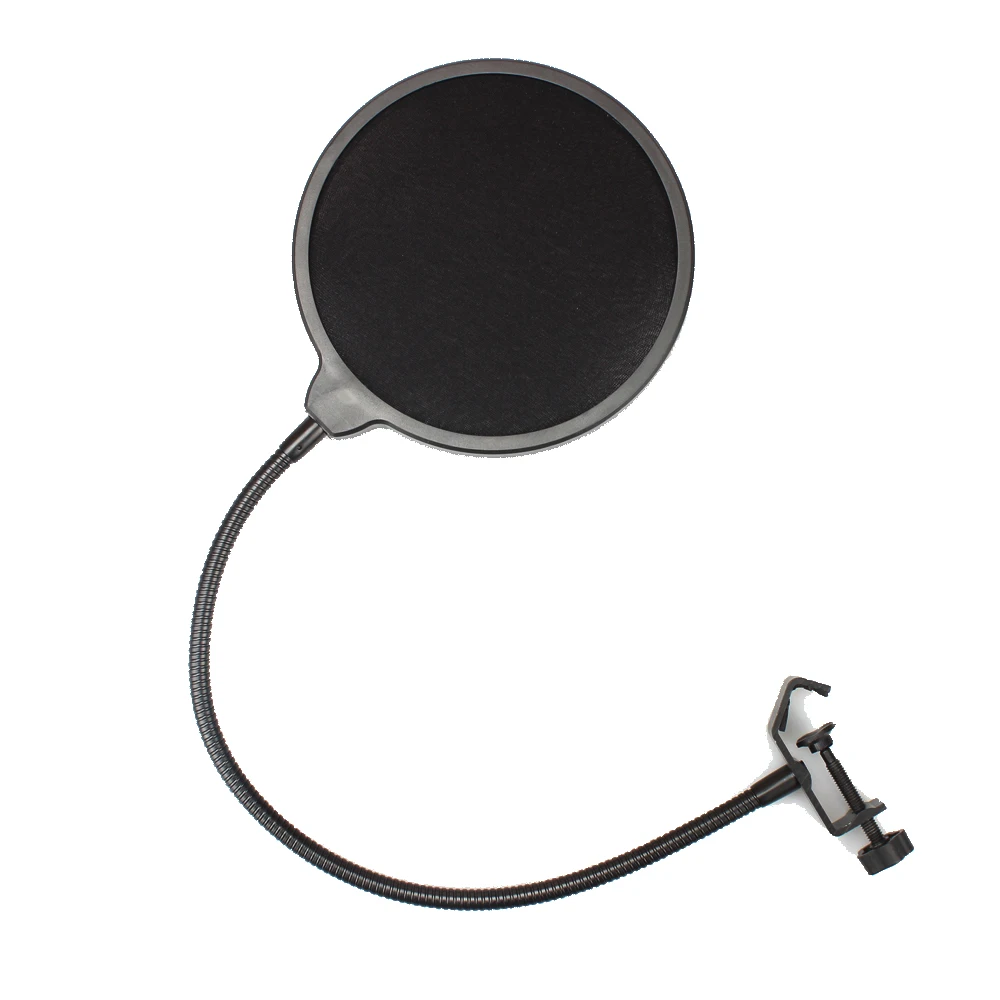 professional Black Dual Layer microphone pop filterProduct Description 