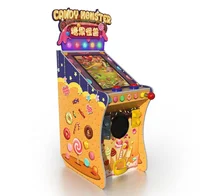 

2019 New Kids Pinball game Machine for kids Candy Monster prize vending machine