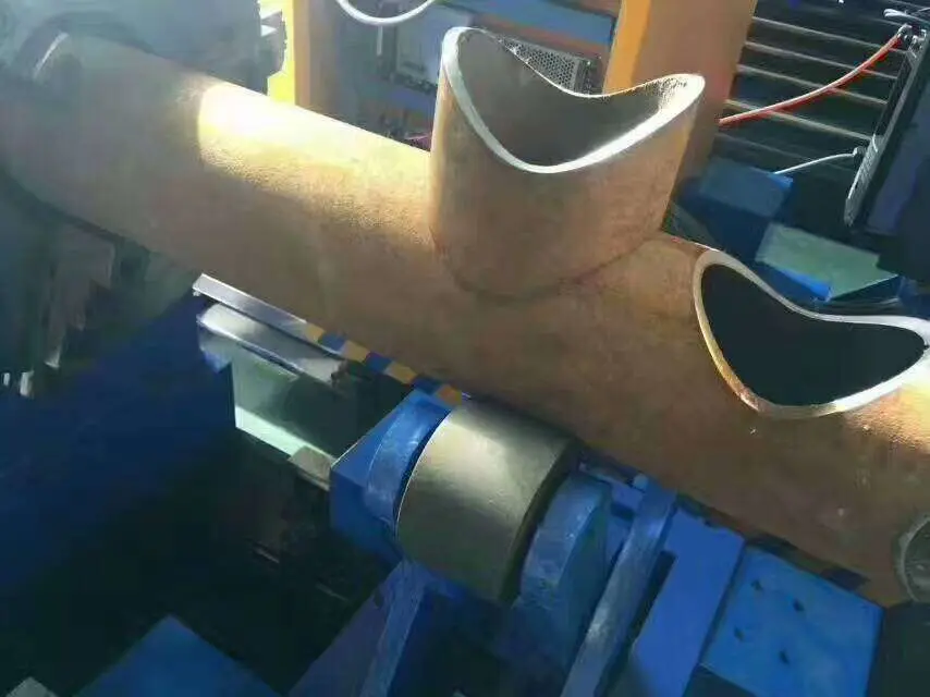 Plasma Round Pipe Cutting Grooving Beveling Machine Cnc Cutter Cut