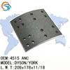 High Quality OEM ISO9001 Certificate 4515 Brake lining